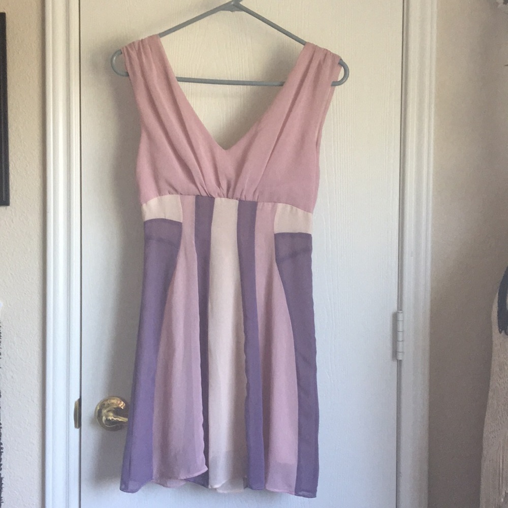 Fab’ rik Purple and Mauve Dress, Small
